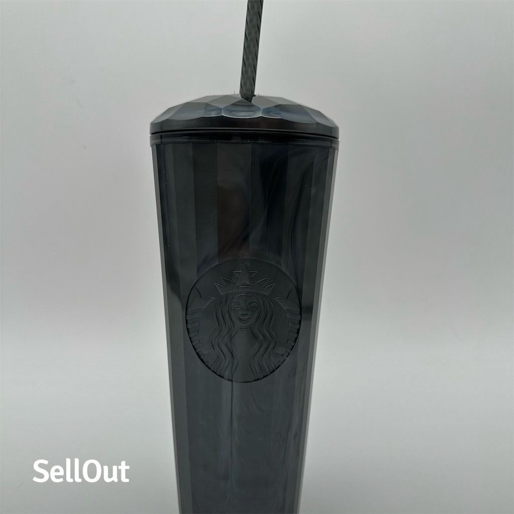 Starbucks 2024 Halloween Black‎ Pearl Dome Lid Tumbler 24oz